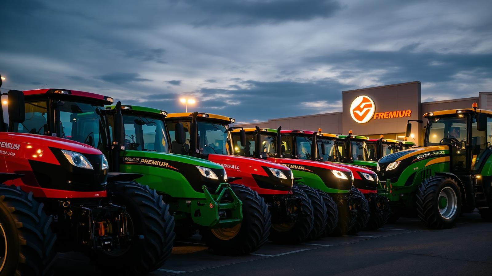 Lineup of premium tractors and farm machinery at JJ Limited
